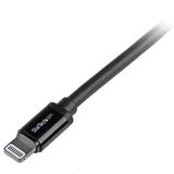 Apple MFi Certified USB to Lightning Cable - Long 2m (6ft) for iPhone, iPad, iPod - Black