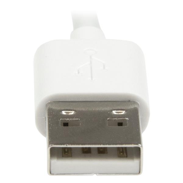 Apple MFi Certified 1m USB to Lightning Cable - Angled Connector for Easy Charging