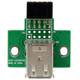 2 Port USB Motherboard Header Adapter for Easy Internal USB 2.0 Expansion and Connectivity