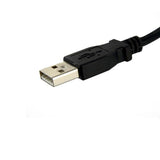 30cm (1 ft) Panel Mount USB Cable A to A - Male to Female for Easy USB Access