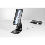 Universal Adjustable Smartphone and Tablet Stand - Durable Aluminum Holder for Phones and Tablets