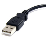 15cm Micro USB A to Micro B Cable - Fast Charging & Data Transfer for Mobile Devices