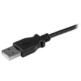 2m Micro USB cable for fast charging and data sync, compatible with Android devices, cameras, and tablets.