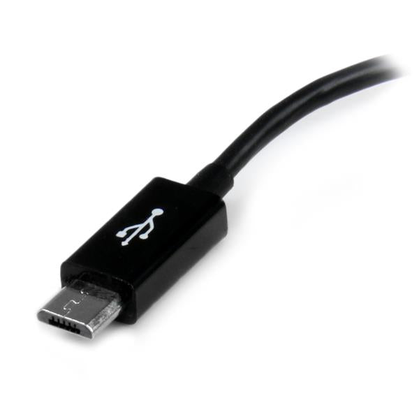 12cm Micro USB to USB OTG Adapter - Connect USB Devices to OTG Smartphones & Tablets