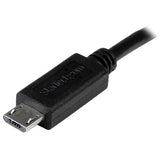 USB OTG Cable - 8in Micro USB to Micro USB Adapter for Smartphones & Tablets - High-Speed Data Transfer