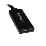 VGA to HDMI Adapter with USB Audio & Power - 1080p Portable Converter for Laptops & PCs