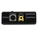 VGA to Composite or S-Video Converter - High Resolution PC to TV Adapter for Seamless Viewing