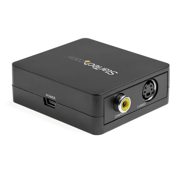 1080p VGA to RCA & S-Video Converter - USB Powered, Scales Video for Legacy Equipment