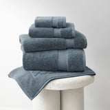 Turkish bath mat in petrol color, 50x80cm, soft, absorbent, and made from 100% OEKO-TEX certified cotton.