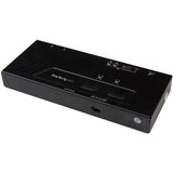 2x2 HDMI Matrix Switch - 4K UHD with Fast Switching, Auto-Sensing, and IR Remote Control