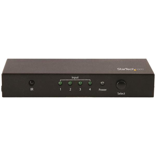 4-Port HDMI 2.0 Automatic Switch with 4K 60Hz Support, HDR and Remote Control - Smartfox AU