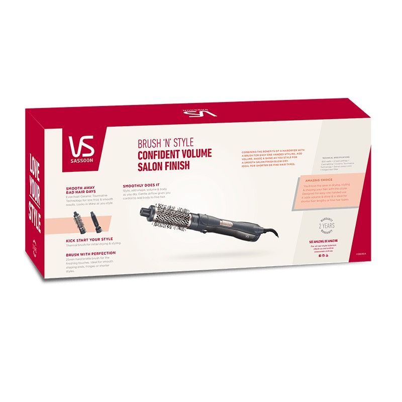 Hairdryer and Styler - VS Sassoon Hot Air Brush 'n' Style