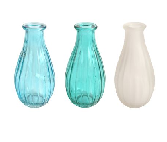 Small Vases - Billy Bottles - Set of 3 (15cm)
