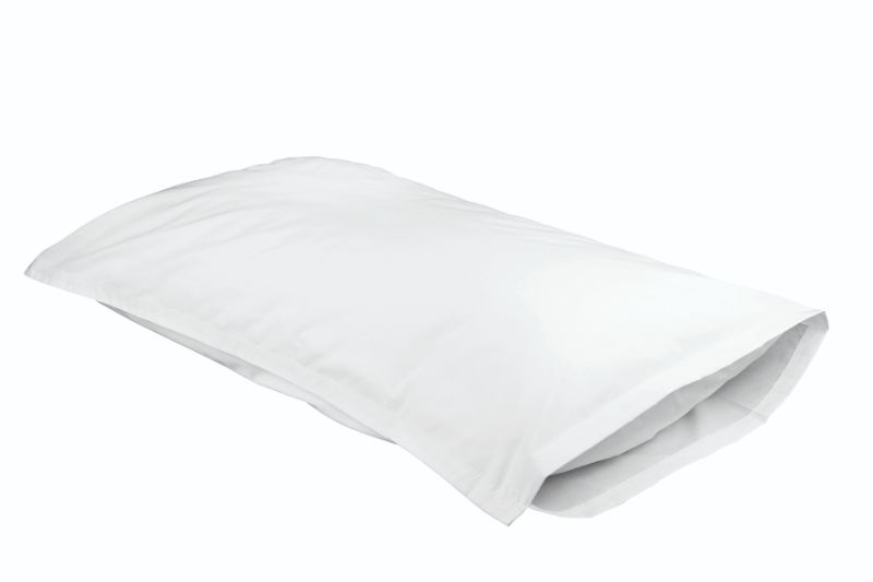 Lodge Pillow Slip with Flange - Weavers Premium Super King (White)