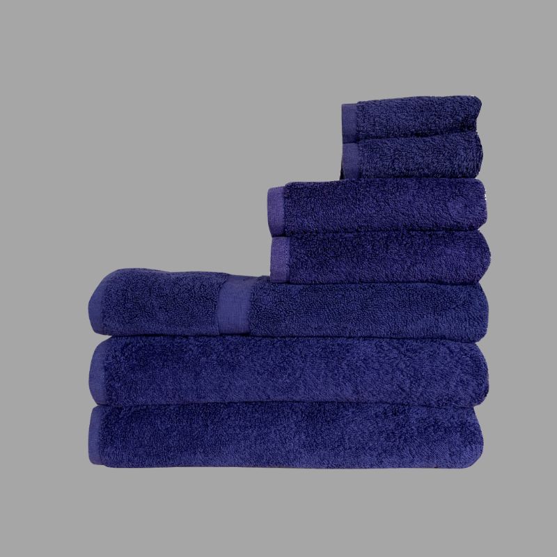 Hand Towel - Weavers Cardiff Towelling (Navy)