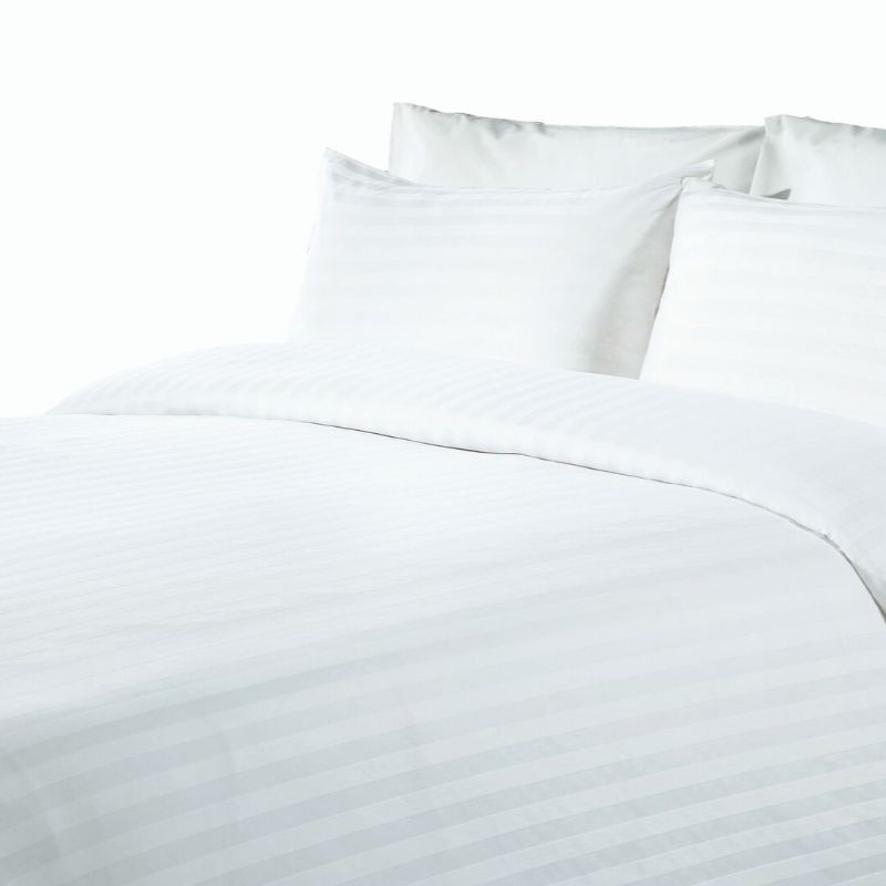 King Single Duvet Cover - Weavers  (Sateen Stripe)