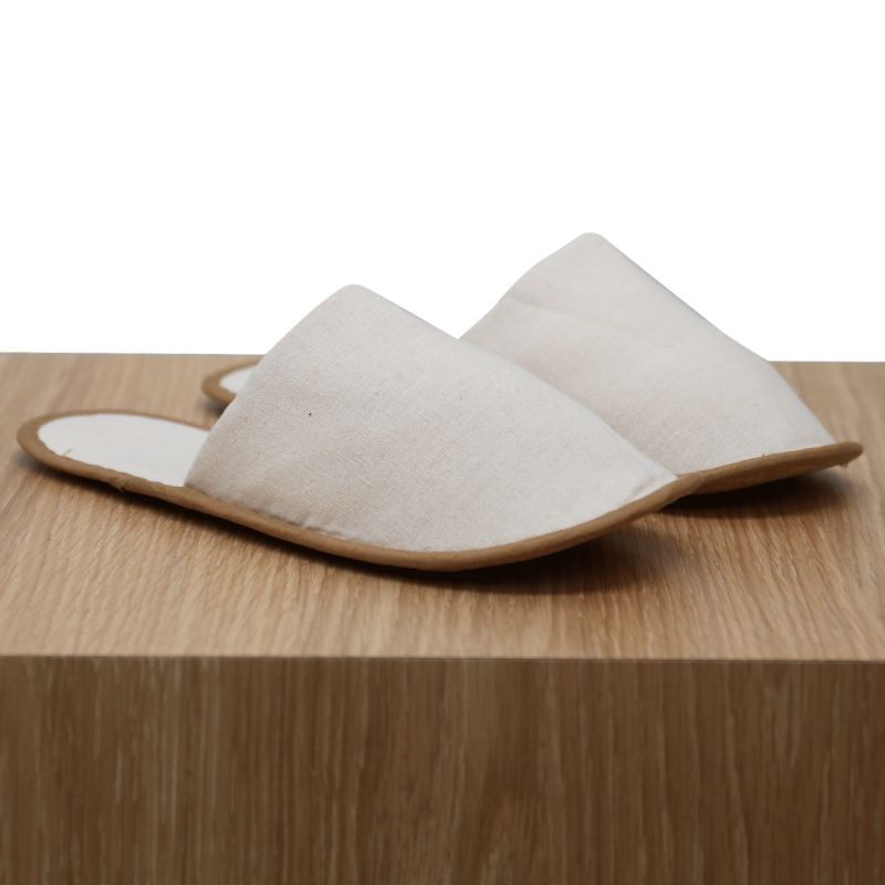 Eco Slippers - Weavers Closed Toe (Natural Colour)