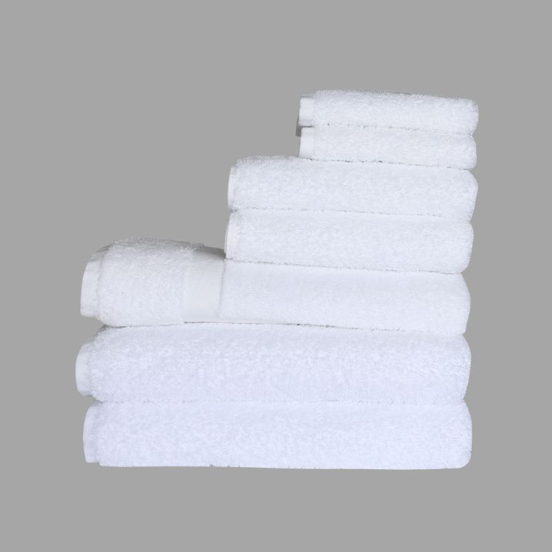 Hand Towel - Weavers Monarch Towelling (White)