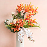 Artificial / Faux Flower  - Heliconia Flower Stem Orange