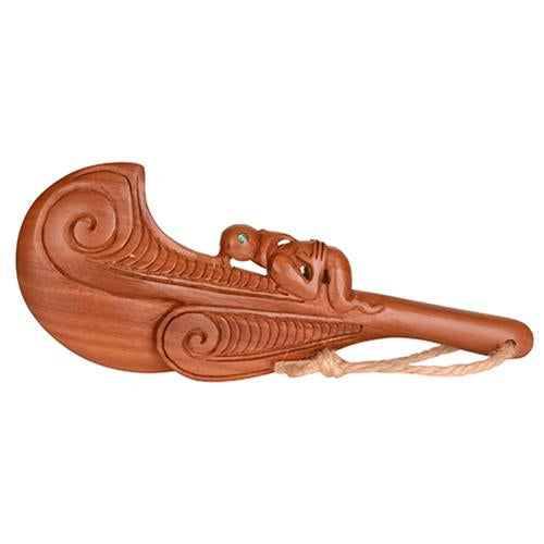 Wooden Patu Ornament - Smartfox