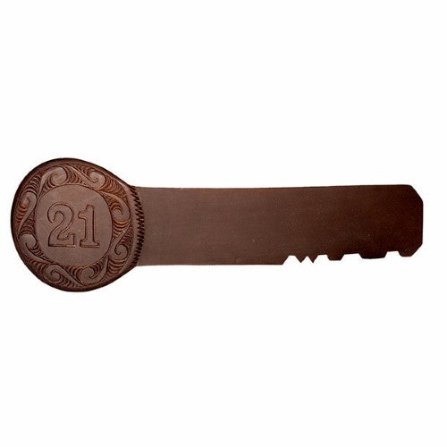 21st Key Plain - Black (13 x 40cm)