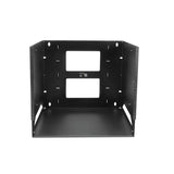 Wall-Mount Server Rack with Built-in Shelf - Solid Steel - 8U