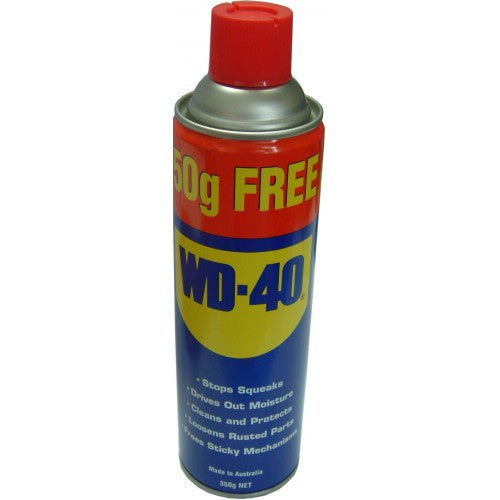 WD-40 Lubricant 300gm can for versatile lubrication and maintenance of moving parts, preventing rust and corrosion.