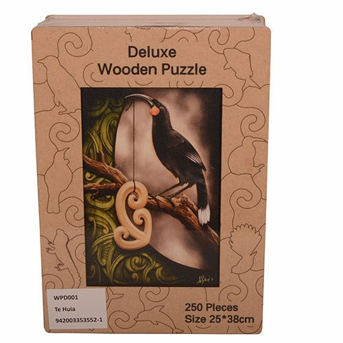 Deluxe Wooden Puzzle - Te Huia (2.5 x 3.8cm)