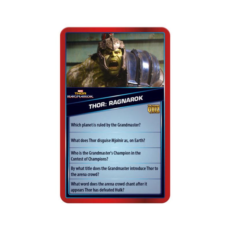 TT Quiz Marvel Cinematic Universe - Winning Moves