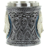 Tankard - Decorative White Wolf (15cm)