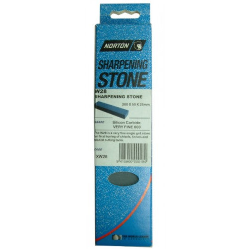 Extra fine water stone Norton W28, 8x2x1 inches, for precision sharpening of blades and tools.