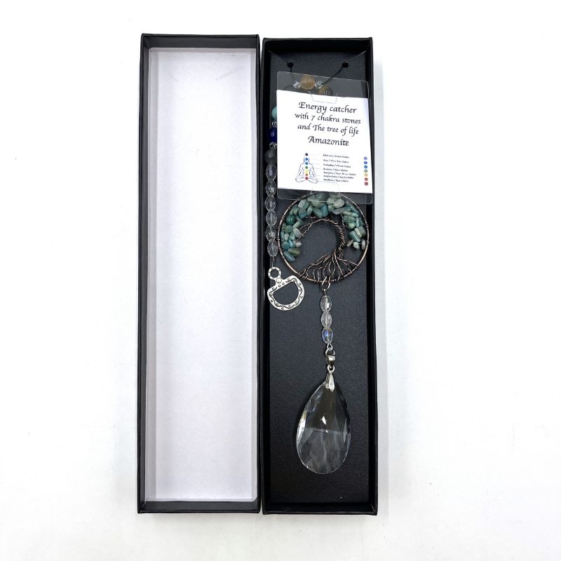 Suncatcher - Tree of Life Amazonite (32.5cm)