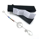 Suncatcher - Tree of Life Throat Chakra Clear Quartz (32.5cm)