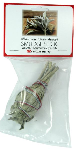 White Sage Smudge Stick 4 inch