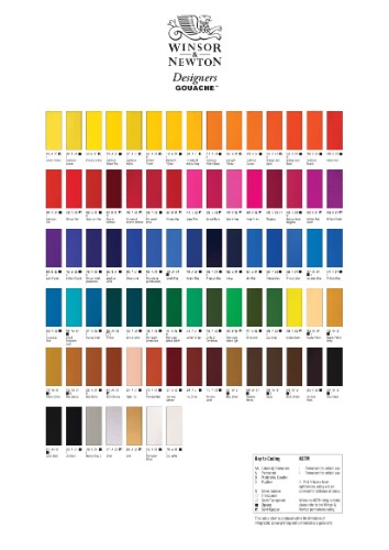 Winsor & Newton Designers' Gouache Colour 14ml - Permanent Green Light (483)