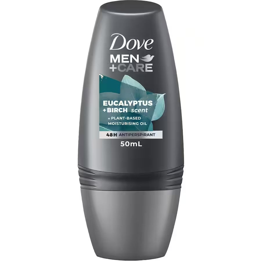 Dove Mens Roll On Eucalyptus 50ml - Pack of 3