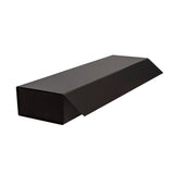 Rose Box Magnetic Lid Flat Pack Dozen Black 1200gsm