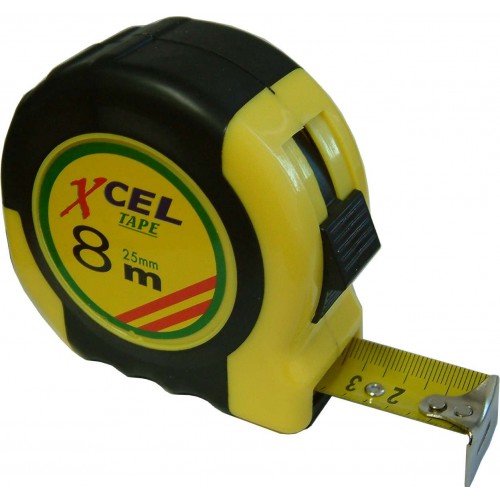 Tape Measure Xcel Abs Case Blue/Grey   8mx25mm