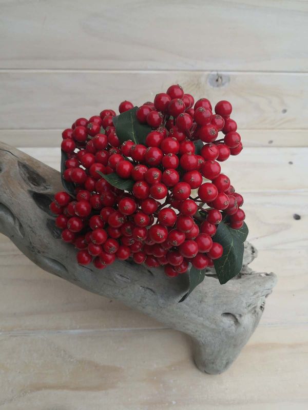 Artificial Berry Bunch (Red)