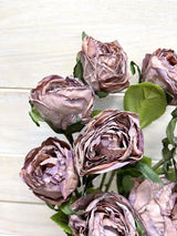 Artificial Rose Stem Bundle - Dry Look (Coffee)