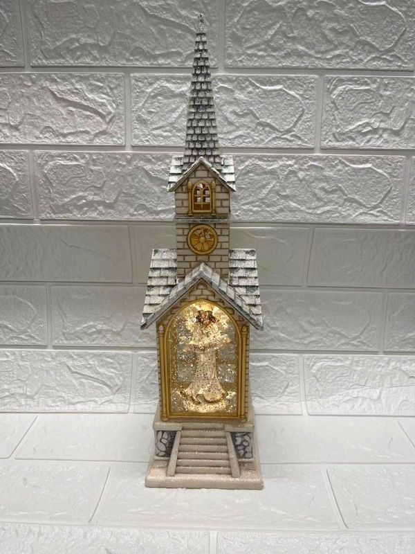 Church Display with Angel