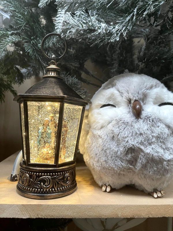 Victorian Wall Lantern With Jesus