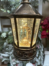 Victorian Wall Lantern With Jesus