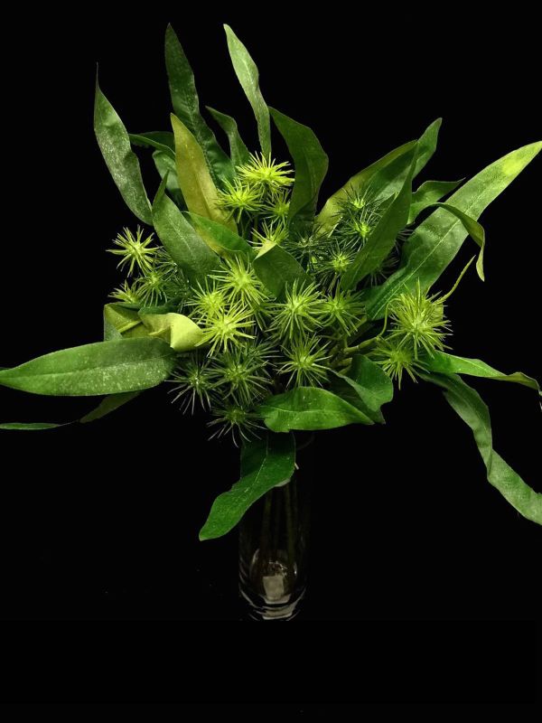 Artificial Star Burst Flower Bundle (Green)