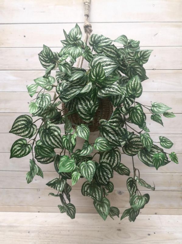 Artificial Water Melon Leaf Hanging Bush (Large)