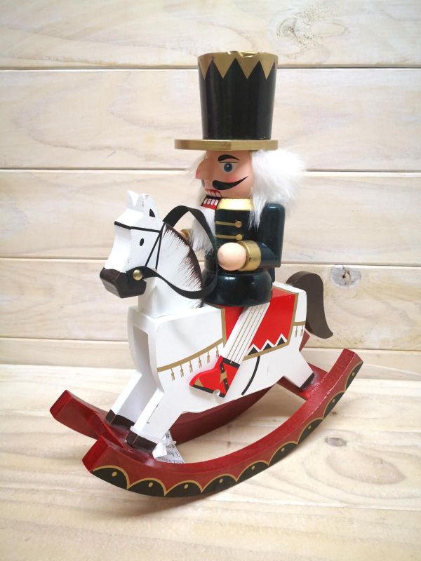 Ornament - Rocking Nutcracker (Black)