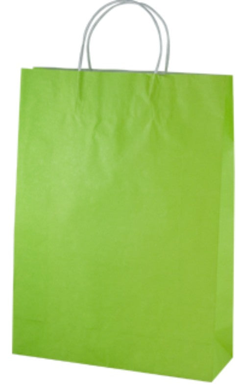 Paper Bag Midi - 42 x 31cm Lime (250 Bags)