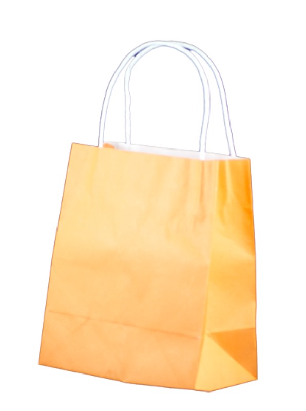 Paper Bag Orange Toddler - (250 Bags) 35 x 26cm