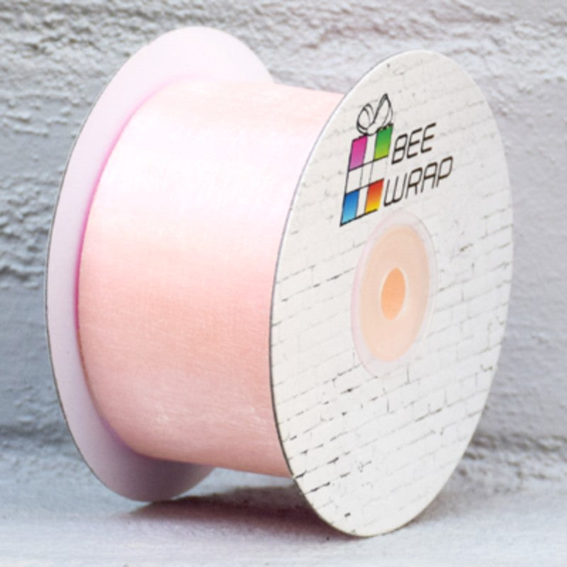Organza Ribbon -  50mm x 50mtrs APRICOT