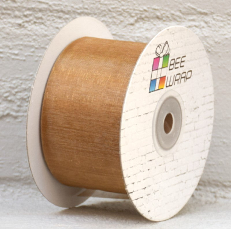 Organza Ribbon -  50mm x 50mtrs CAPPACCINO